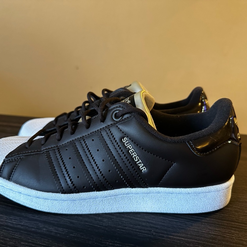 Adidas Superstar Black and White Sneakers